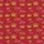 Couples' Ruby Red King Queen Pajamas: Gold & Rose Gold Crown Script Pattern - Soft Flannel Sleepwear Satin Pajamas Set - 4