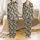Men's Kyoto-Crafted Abstract Organic Stone Pattern Long Sleeve Japanese Wazarashi Gauze Cotton Pajamas Satin Pajamas Set - 1