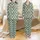 Personalized Family Face Sleep Sets: Olive Green Evergreen & Snowflake Graphic Polyester Satin Pajamas Set - 1