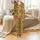 Greyhound, Whippet & Italian Greyhound Fleece Pajamas: Cheerful Pumpkin & Autumn Leaf Print Satin Pajamas Set - 2