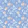 Personalized Bridal Party Dusty Blue Floral Satin Getting Ready Pajamas Satin Pajamas Set - 4