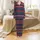 Personalized Dog Sleep Set: Rustic Fair Isle Christmas Deer & Tree Pattern - Cozy Polyester Satin Pajamas Set - 2