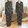 Women's Personalized Satin Long Sleep Set: Elegant Calligraphic Script Black & Off-White Design Satin Pajamas Set - 1