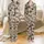 Pet Lover's Photorealistic Puppy Kitten Dog Cat Faces Collage Kid Satin Pajamas Set - 1