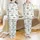 Boys Baby Gone Fishing Whimsical Bass & Trout Pattern Soft Bamboo Sleepers Satin Pajamas Set - 1