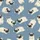 Kids & Adults Unisex Satin Pajamas: Sleepy Pug Pattern, Cream Pugs, Dusty Blue, Short Sleeve Pockets Satin Pajamas Set - 4