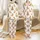 Goldendoodle & Labradoodle Fans: Festive Apricot Doodle Watercolor Christmas Pajama Pants Satin Pajamas Set - 1