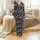 Whimsical Nativity Watercolor Pattern: Manger Scene Angels Wise Men Camels Fabric Print Satin Pajamas Set - 2