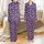 Custom Family Cat Photo Pajamas: Playful Lavender Kitten Face Print - Cozy Spandex Sleepwear Satin Pajamas Set - 1