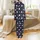 Custom Family Baseball Christmas Lounge Sets: Personalized Name & Number Santa Hat Reindeer Lights Pattern for All Sizes Satin Pajamas Set - 3