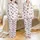 Family Christmas Pajamas: Stylized Cranberry Deer & Pine Trees - Soft Polyester Spandex Sleep Set Satin Pajamas Set - 1