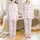 Baby's Personalized Sleep Set: Sweet Red Hearts & Custom Bubble Letters - Soft Cotton Ensemble with Hat Satin Pajamas Set - 1