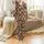 Women's Halloween Patchwork Sleep Set: Quilted Ghost Bat Pumpkin Skull Folk Art Design Satin Pajamas Set - 2