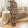 Women's Halloween Patchwork Sleep Set: Quilted Ghost Bat Pumpkin Skull Folk Art Design Satin Pajamas Set - 3