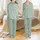 Women's Personalized Satin Sleep Set: Champagne Toast & Ring Pattern Bridal Gift Satin Pajamas Set - 1