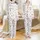 Custom Snowman Family Christmas Pajamas: Cheerful Cartoon Pattern with Red Bows, Buffalo Check Cotton Set Satin Pajamas Set - 1