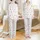 Girls' Watercolor Slumber Party Pajamas: Pink Pizza, Sleep Mask & Movie Night Print Satin Pajamas Set - 1