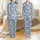 Dog Mom's Periwinkle Westie Christmas Sleepwear - Cute Holiday Dog & Gift Loungewear Set Satin Pajamas Set - 1