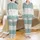 Women's Monogram Bridesmaid Gift: Delicate Floral Cursive Satin Sleep Set Satin Pajamas Set - 1