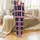 Couples' King Queen Heart Plaid Pattern Cotton Flannel Sleep Set Satin Pajamas Set - 2