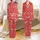 Personalized Family Christmas Pajamas: Whimsical Baby Reindeer, Red Snowfall & Fair Isle Sleep Set Satin Pajamas Set - 1