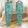 Elegant Western Aqua Teal 2pc Loungewear Set | Playful Cowboy Rodeo Print Collared Top & Shorts Satin Pajamas Set - 1