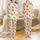 Baby Girls 6-12 Months: Rustic Highland Cow Wildflower Sleep Set Satin Pajamas Set - 1