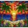 Nature Enthusiasts' Vibrant Orange Yellow Stained Glass Tropical Sunset Ocean Beach Mosaic Stained Glass Suncatcher - 7