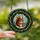 Winter Nature Lovers' Intricate Stained Glass Red Squirrel Snow Candle Wreath Mosaic Jewel Tones Stained Glass Suncatcher - 0U_Px2ZuGA