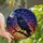 Nature Lovers' Majestic Raven Crescent Moon Tiffany Stained Glass Jewel Tone Design Stained Glass Suncatcher - 3