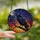 Nature Lovers' Majestic Raven Crescent Moon Tiffany Stained Glass Jewel Tone Design Stained Glass Suncatcher - 2