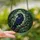 Nature Lovers' Iridescent Raven Stained Glass Art, Teal Beak, Emerald Forest Mosaic Stained Glass Suncatcher - 8HulSprT5s