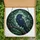 Nature Lovers' Iridescent Raven Stained Glass Art, Teal Beak, Emerald Forest Mosaic Stained Glass Suncatcher - j-UiAC9FGO