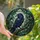 Nature Lovers' Iridescent Raven Stained Glass Art, Teal Beak, Emerald Forest Mosaic Stained Glass Suncatcher - j4qBgEKwkB