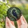 Nature Lovers' Iridescent Raven Stained Glass Art, Teal Beak, Emerald Forest Mosaic Stained Glass Suncatcher - n4BTXWeD-Z