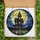 Gothic Art Enthusiasts' Intricate Stained Glass Victorian Haunted House Moonlit Bat Mosaic Orange Purple Blue Stained Glass Suncatcher - 6