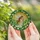 Ethereal Fantasy Lovers' Tiffany Stained Glass Fairy Emerald Green Amber Peach Forest Mosaic Stained Glass Suncatcher - pwKyHZpMga