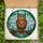 Nature Lovers' Stained Glass Brown Orange Owl Bright Blue Eyes Iris Jewel Tone Mosaic Stained Glass Suncatcher - 6
