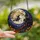 Witchcraft Fans' Tiffany Stained Glass Halloween Witch Moon Haunted House Deep Violet Orange Night Stained Glass Suncatcher - OO0JI0AQ-M