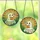Whimsical Art Enthusiasts Stained Glass Cute Ghost Reading Orange Book Pink Butterfly Sunbeam Foliage Mosaic Stained Glass Suncatcher - 1