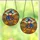 Autumn Lovers' Intricate Stained Glass Scarecrow Cobalt Blue Plaid Hat Pumpkin Field Mosaic Stained Glass Suncatcher - 1