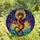 Fantasy Art Lovers' Majestic Western Dragon Stained Glass Mosaic Jewel Tones Celestial Pattern Stained Glass Suncatcher - 4