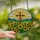 Spiritual Nature Lovers' Tiffany Stained Glass Rustic Cross, Radiant Sun, Vibrant Sunflowers, Mountain Landscape Stained Glass Suncatcher - mizxrd9KYi