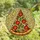 Pizza Enthusiasts' Vibrant Stained Glass Pizza Mosaic Art Glowing Jewel Tones Pepperoni Olives Crust Pattern Stained Glass Suncatcher - 4