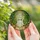 Cozy Aesthetic Fans' Deep Green Warm Yellow Stained Glass Whimsical Ghost Greenhouse Mosaic Stained Glass Suncatcher - 5
