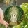 Cozy Aesthetic Fans' Deep Green Warm Yellow Stained Glass Whimsical Ghost Greenhouse Mosaic Stained Glass Suncatcher - 3