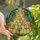 Cat Lovers' Whimsical Stained Glass Cat Christmas Tree Festive Jewel Tones Stained Glass Suncatcher - 3