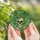 Botanical Art Admirers' Intricate Tiffany Stained Glass Monstera Skull Emerald Foliage Design Stained Glass Suncatcher - 5