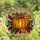 Autumn Lovers' Vibrant Tiffany Stained Glass Pumpkin & Autumn Floral Mosaic Stained Glass Suncatcher - 4