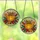 Autumn Lovers' Vibrant Tiffany Stained Glass Pumpkin & Autumn Floral Mosaic Stained Glass Suncatcher - 1